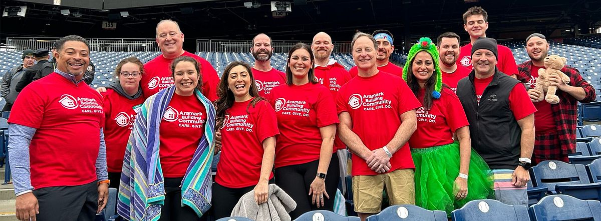Aramark employees at the Philadelphia Polar Plunge